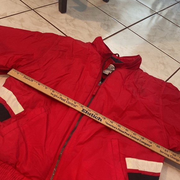 Basic Editions Red Ski Jacket - Picture 6 of 6